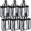 Fasmov Set of 6 Vinyl Record Storage Bags Hold up to 216 Albums (36 Each Bag) view 1