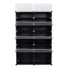 DDOY shoe organizer Sturdy clear shoe boxes stackable Space-Saving shoe containers Dust-proof shoe organizer cabinet Easy Assembly clear shoe box sneaker storage for sneakerheads view 1