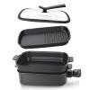 AEWHALE 2-in-1 Multifunctional Electric Grill,Indoor Smokeless Electric Griddle Electric Skillet with Removable Non-Stick Plate+Pot+Lid,1400W Adjustable Temperature Party Griddle view 1