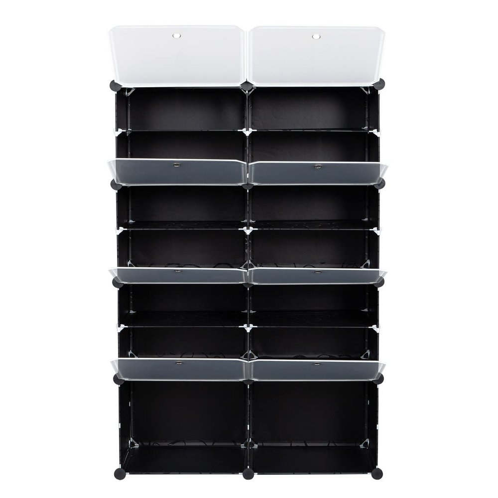 DDOY shoe organizer Sturdy clear shoe boxes stackable Space-Saving stackable shoe boxes Dust-proof clear shoe box Easy Assembly stackable shoe boxes sneaker storage for sneakerheads