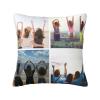 AMAPARK Custom Pillows with Picture Personalized Photo Collage Throw Pillow Cover Case with Photos Text Family Couple Christmas Birthday Valentine's Father's, 4 Photos, 22"x22" view 1