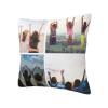 AMAPARK Custom Pillows with Picture Personalized Photo Collage Throw Pillow Cover Case with Photos Text Family Couple Christmas Birthday Valentine's Father's, 4 Photos, 22"x22" view 2