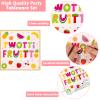OBUSATT 96Pcs Twotti Frutti Party Supplies Summer Fruit 2nd Birthday Paper Plates Napkins Fruit Party Decorations Lemon Watermelon Pineapple Strawberry Dinnerware Favor Tableware Serves 24 view 3