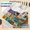 Avalokitesvara Sloth Flannel Blanket Super Soft and Warm for Bed Couch Sofa 120x90 Inch King Blanket for Family view 3