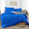 British Linen's - 100% Egyptian Cotton Duvet Cover Set, 3 Piece Luxury Soft Comforter Bedding Set with Zipper Closure & 400 Thread Count Quilt Cover Sets - Royal Blue Solid, Full. view 1