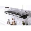 It likes QX Foldable Attachable Premium Dish Drying Rack Wire Shelf Liner Dish Holder 30" X 10.4" X11.41" view 1