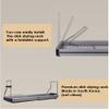 It likes QX Foldable Attachable Premium Dish Drying Rack Wire Shelf Liner Dish Holder 30" X 10.4" X11.41" view 2