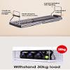 It likes QX Foldable Attachable Premium Dish Drying Rack Wire Shelf Liner Dish Holder 30" X 10.4" X11.41" view 4