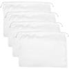 CALLARON 4 Piece White Silk Drawstring Pouch Bags for Party Favors view 1