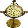 Antique Handmade Stand Solid Antique Finish Brass Table Clock Desk Clock Shelf Clock Mantel Clock Mechanical Analog Clock for Home/Office by Nexus Center view 4