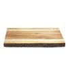 AeraVida Aesthetic Handmade Natural Bark Light Brown Rain Tree Wood | Cutting Board | Kitchen Essential Home Decor Serving Tray | 12" x 7" view 1