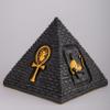 Ancient Egyptian Pyramid Art pharaonic inscriptions Black and Gold Made in Egypt. view 1