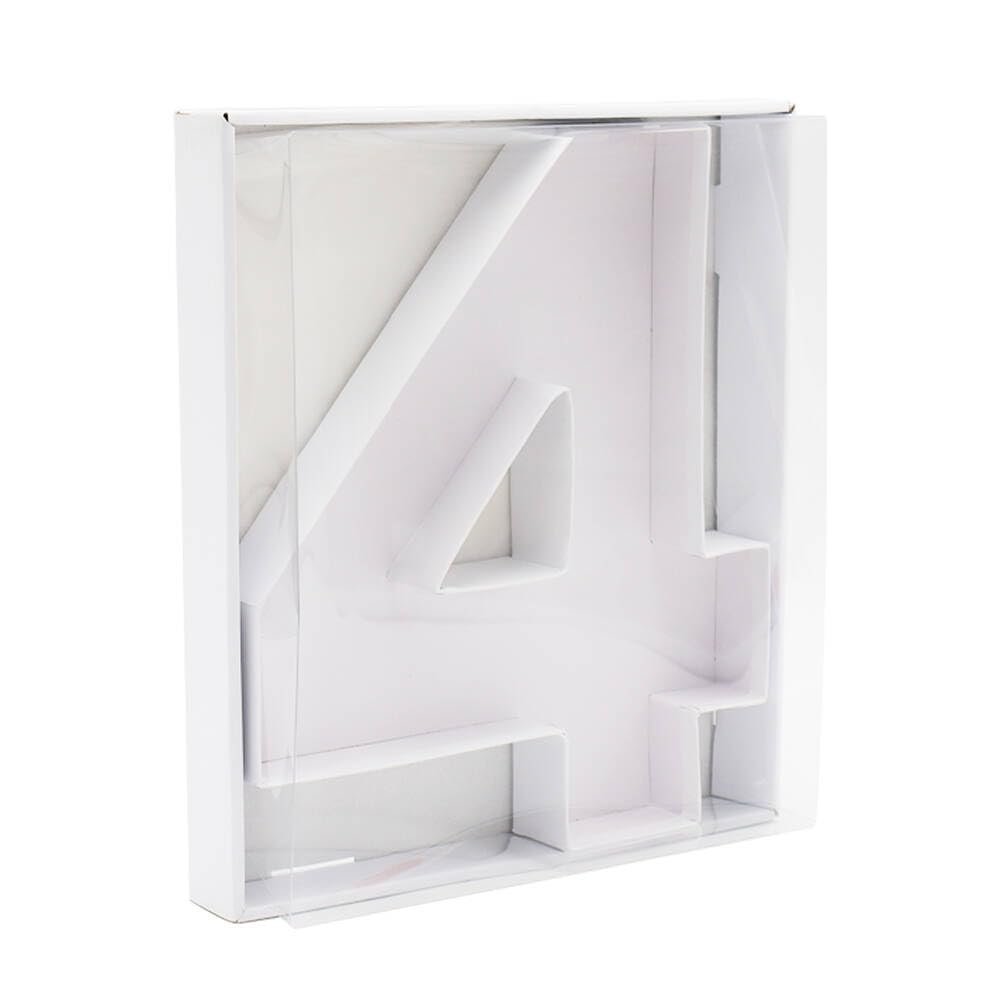SHENGHE 12" Fillable Cardboard Number Charcuterie Gift Cupcake Box With Cover Sweets Packaging (4)