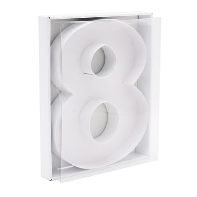 SHENGHE 12" Fillable Cardboard Letter Charcuterie Gift Box With Cover Sweets Packaging (8)