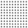 Magik 100-200Pc Adjustable Multipurpose SelfAdhesive Cable Clip Wire Clamp Organizer (100 Pack, Black) view 2