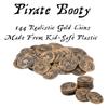 GRANITE MOUNTAIN PRODUCTS Treasure Chest Treat Boxes For Gold Coins, Candy | Pirate Party Supplies | 12 Treasure Chest Party Favor Box & 144 Gold Coins | Halloween Costume Accessory | Pinata Filler view 4