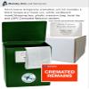 CarrySafe TSA-Approved Travel Urn Kit  Guaranteed Fly-Safe Temporary Cremation Urn for Human Ashes  Personalized, Airline Friendly, 200 Cu in, Green Plastic with Travel Box view 2