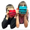 WARM FUZZY Toys 3D Viewer (Big Cats) T-214BC - Perfect for at Home or in The Classroom. Images of Lions, Tigers, Cheetahs, Leopards and More on 3 Photo Discs! view 3