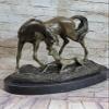 Bugatti Mare W/Foal Horse Bronze Sculpture Wild Farm Animal Marble Figurine Sale Decorative Artwork Sale Gift by Think Bronze view 1