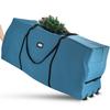 StorageBud Christmas Tree Storage Bag  Waterproof Christmas Tree Storage Box  Christmas Tree Bag With Handles & Dual Zipper  9 ft. with Wheels  600d Oxford view 1