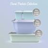 Bentgo Prep 60-Piece Variety Meal Prep Kit - Reusable PFAS & BPA-Free Food Containers 1-Compartment Trays, Prep Bowls, & Snack Boxes - Microwave, Freezer, & Dishwasher Safe (Floral Pastels) view 4