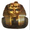 LQX Sculpture Tabletop Desk Decoration Sculpture,King Avatar Ancient Egyptian Pharaoh Ornaments Egyptian Props Ornaments Desktop Decoration view 1