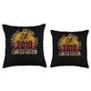13th Birthday Vintage 13 Year Old Est 2010 Limited Edition Throw Pillow view 3