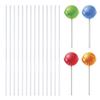 SUPERFINDINGS About 200Pcs Acrylic Dowel Rods Clear Lollipop Sticks 25.1x0.3cm Cake Topper Sticks for Candy Dessert Chocolate Handmade DIY Crafts,Diameter:3mm view 1