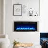 Efiretric Grace 40" W 3 in 1 Electric Fireplace (EF450), Freestanding, Wall Mounted, Recessed, 9 Colors Flame Effect, TV Media Wall, Heater 750W/1500W, Remote Control view 2