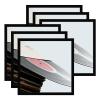 eletecpro 12.5x12.5 Black Record Frames, Sturdy and Lightweight PVC Album Frames Made to Display Vinyl Records, Home Decor for Wall Easy to Hang Suit to 12x12 LP Covers, 6 Pack view 1