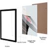 eletecpro 12.5x12.5 Black Record Frames, Sturdy and Lightweight PVC Album Frames Made to Display Vinyl Records, Home Decor for Wall Easy to Hang Suit to 12x12 LP Covers, 6 Pack view 2