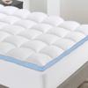 California Design Den Twin Mattress Topper, Thick Cooling Pillow Top Mattress Topper Twin for Restful Sleep, 900 GSM Fill, Breathable & Gentle on Skin view 1