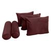 SLIPCOVER ONLY S.V3 Velvet Indoor Daybed Mattress Pillow Covers Knife Edge Twin AD368 view 3