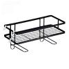 Headerbs Over Toilet Bathroom Organizer, Convenient Practical Toilet Shelf for Home (Single Layer Black) view 1