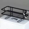 Headerbs Over Toilet Bathroom Organizer, Convenient Practical Toilet Shelf for Home (Single Layer Black) view 3