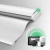 Motorized Blinds with Remote, 100% Blackout Electric Blind for Windows,Smart Automatic Blinds Cordless Roller Shades, White 24" W x 72" H view 1