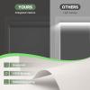 Motorized Blinds with Remote, 100% Blackout Electric Blind for Windows,Smart Automatic Blinds Cordless Roller Shades, White 24" W x 72" H view 2