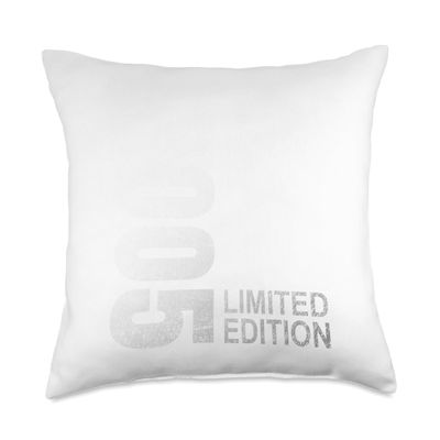 21 years old boy limited edition 21th birthday present girl Throw Pillow