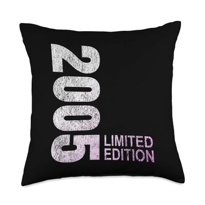 21 years old boy limited edition 21th birthday girl Throw Pillow