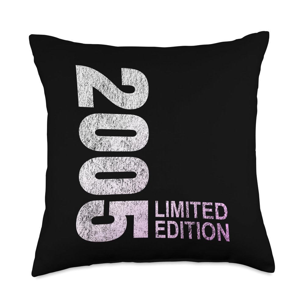 21 years old boy limited edition 21th birthday girl Throw Pillow
