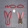 Bunny Head 266-H698 Cookie Cutter Set view 2