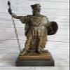EUROPEAN BRONZE Original Fisher King Darius Persian Bronze Hot Cast Sculpture Extra Large Figure Gift Art Deal Handmade view 2