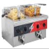 CROSSON 12L Dual Tank Countertop Electric Deep Fryer with Drain,Solid Basket and Lid for Restaurant and Home Use 120V,3600W Stainless Steel Commercial Deep Fryer (EF-6V-2) view 1