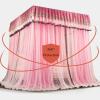 Bed Canopy Household Bedroom Bed Canopy, Luxury Four Season Bed Curtain with Mounting Bracket, for 1.5m/1.8m/2m Single Double Bed, Easy to Assemble (Color : Purple, Size : 180x220x200cm) view 3