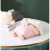 Household Tissue box Tissue box Bobbi Bear Tissue box Cute Animal Tissue box Cover Tissue Paper Storage Box for Home Living Room Office Desktop Decoration Desktop Car Tissue Storage Box Tissue Box view 3