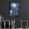 REYTOL Gym Dumbbell Workout Posters Girls Fitness Sports Inspirational Wall Art Sexy Girl Dumbbell Fitness Canvas Painting Gym Home DecorNo Frame view 3