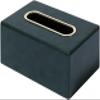 Household Tissue box Rectangular Tissue box High-Grade Leather Tissue box Cover for Home Living Room Dining Table Tissue box Holder Tissue box (Color : Green) view 1