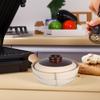 0.5L Clay Cooking Pot,Chinese Casserole Pot Korean Cooking Stone Prop for Bibimbap Soup Stew Rice Noodle Porridge - 8.26(6.4) X 3.9 Inch view 3