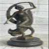 100% Solid Bronze Dancer Showgirl Chorusline Marble Statue Theater Artwork Artwork Deal Gift by Think Bronze view 1