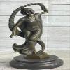 100% Solid Bronze Dancer Showgirl Chorusline Marble Statue Theater Artwork Artwork Deal Gift by Think Bronze view 2
